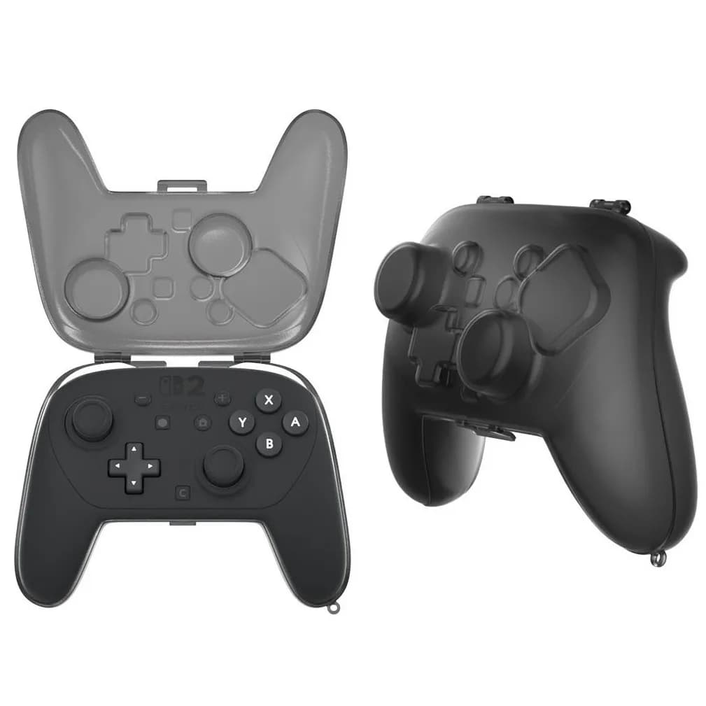 Custodia rigida da trasporto per controller Nintendo Switch 2 Pro, organizer protettivo da viaggio con finitura antigraffio satinata