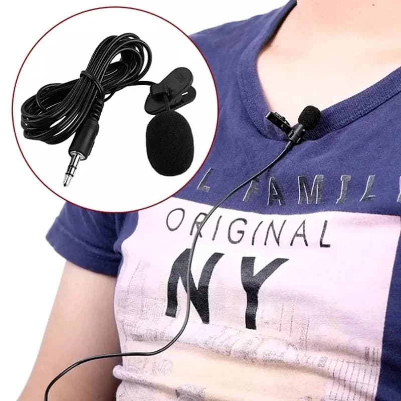 1-4pcs Portable USB Mini Lavalier Microphone 3.5mm/Type-C Metal Clip Lapel Mic Condenser Microphone For PC Laptop Mobile Phone