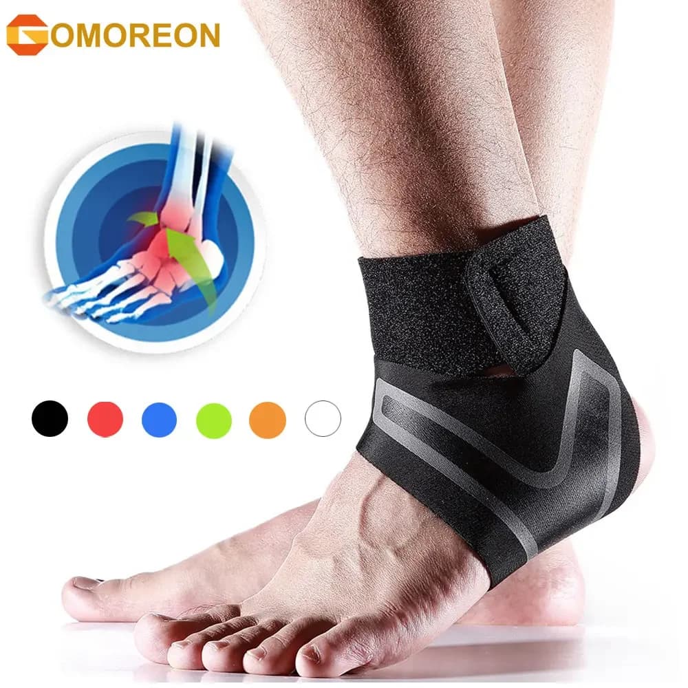 1 pz sport compressione caviglia supporto Brace caviglia stabilizzatore Anti-distorsione calzini di protezione del piede per la corsa basket calcio
