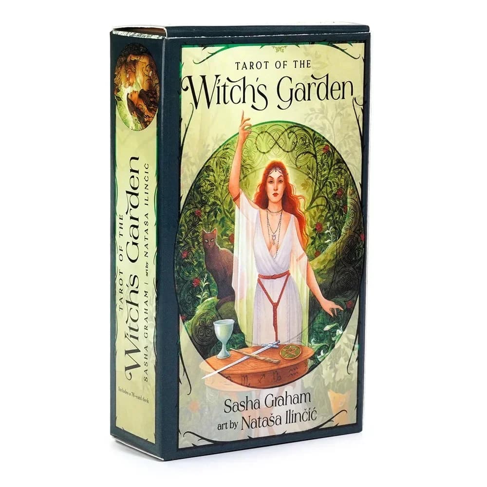 Tarocchi delle carte da gioco da giardino della strega giochi da tavolo divinazione inglese completa Taro Oracle Deck Playing versione misteriosa