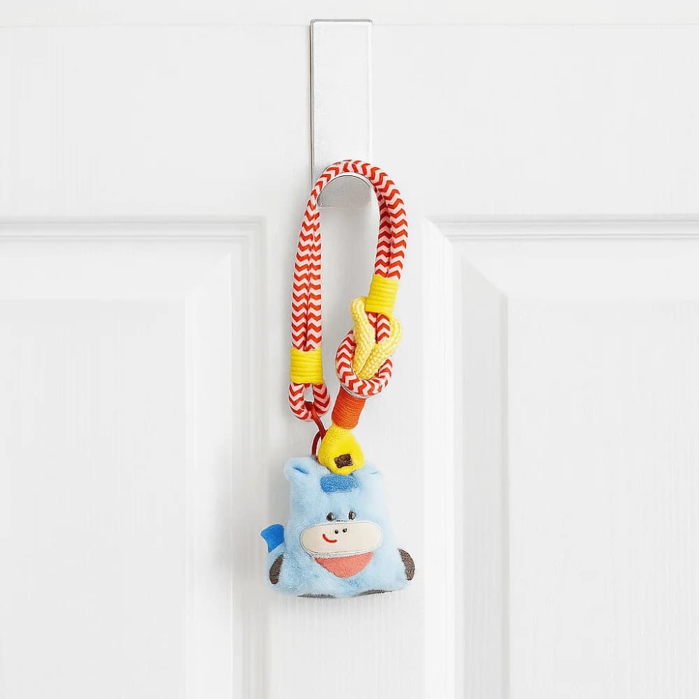Mascotte Cavallo di Peluche Carino, Statuetta Pony Zodiacale con Parole di Benedizione, Ciondolo Cavallo Soffice, Ornamento Cavallo