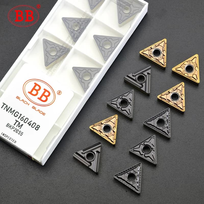 BB TNMG 160408 TNMG 160404 TNMG 160408 Taglio negativo MS TM MA BF 04 08 Inserto per tornitura angolare in acciaio inossidabile