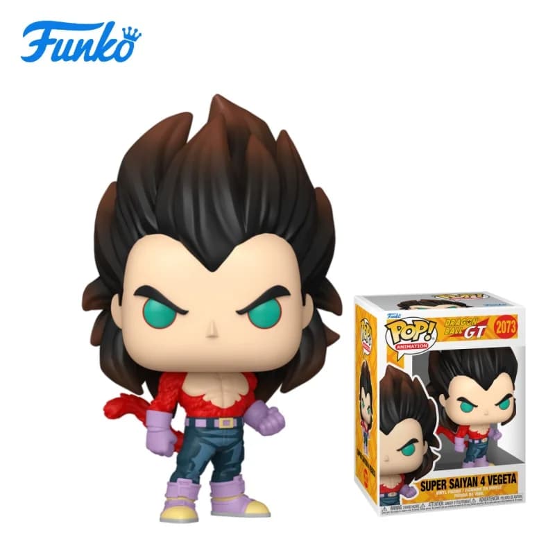 Funko Pop Animation: Dragon Ball Gt - Super 4 Vegeta - Regalo di Capodanno - un fantastico regalo per amici e familiari per Natale, Capodanno e compleanni, decorazione a tema pop culture, regalo di compleanno, oggetto da collezione a tema fumetti, merce ufficialmente licenziata, oggetto da collezione premium, artefatto a tema fumetti, regalo per geek, oggetto da collezione