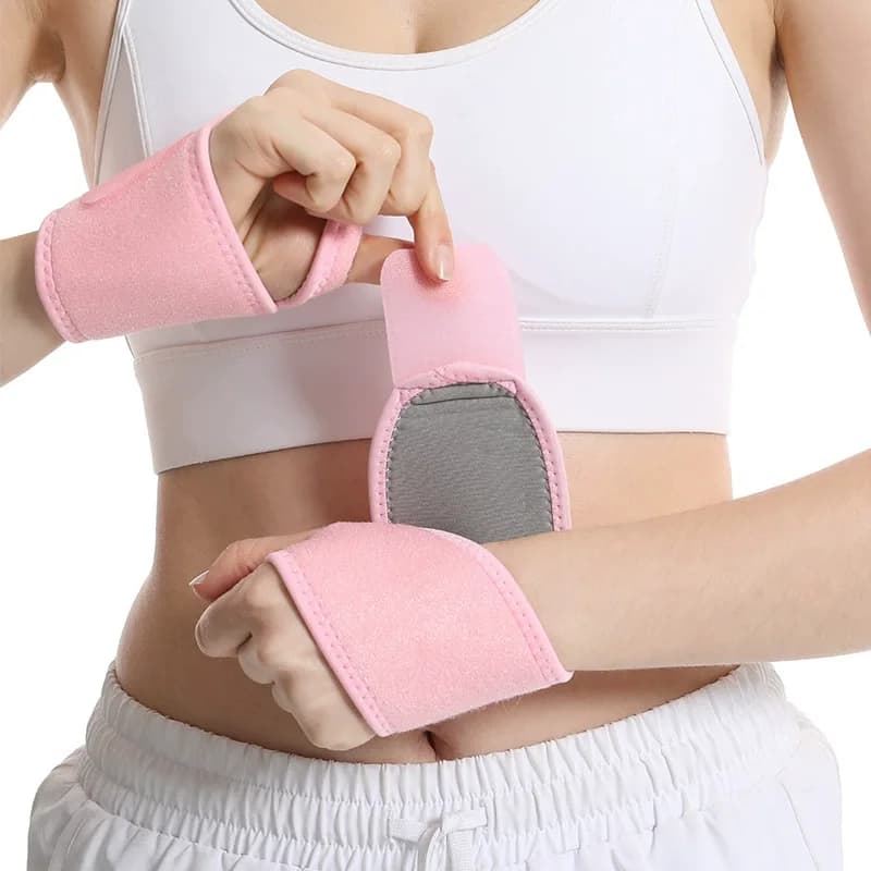 1 Pezzo Fascia da Polso Sportiva in Nylon, Benda Compressiva Traspirante per Sollevamento Pesi, Tennis, Allenamento in Palestra, Supporto per Polso, Fascia per Mano, Cinghie di Sostegno