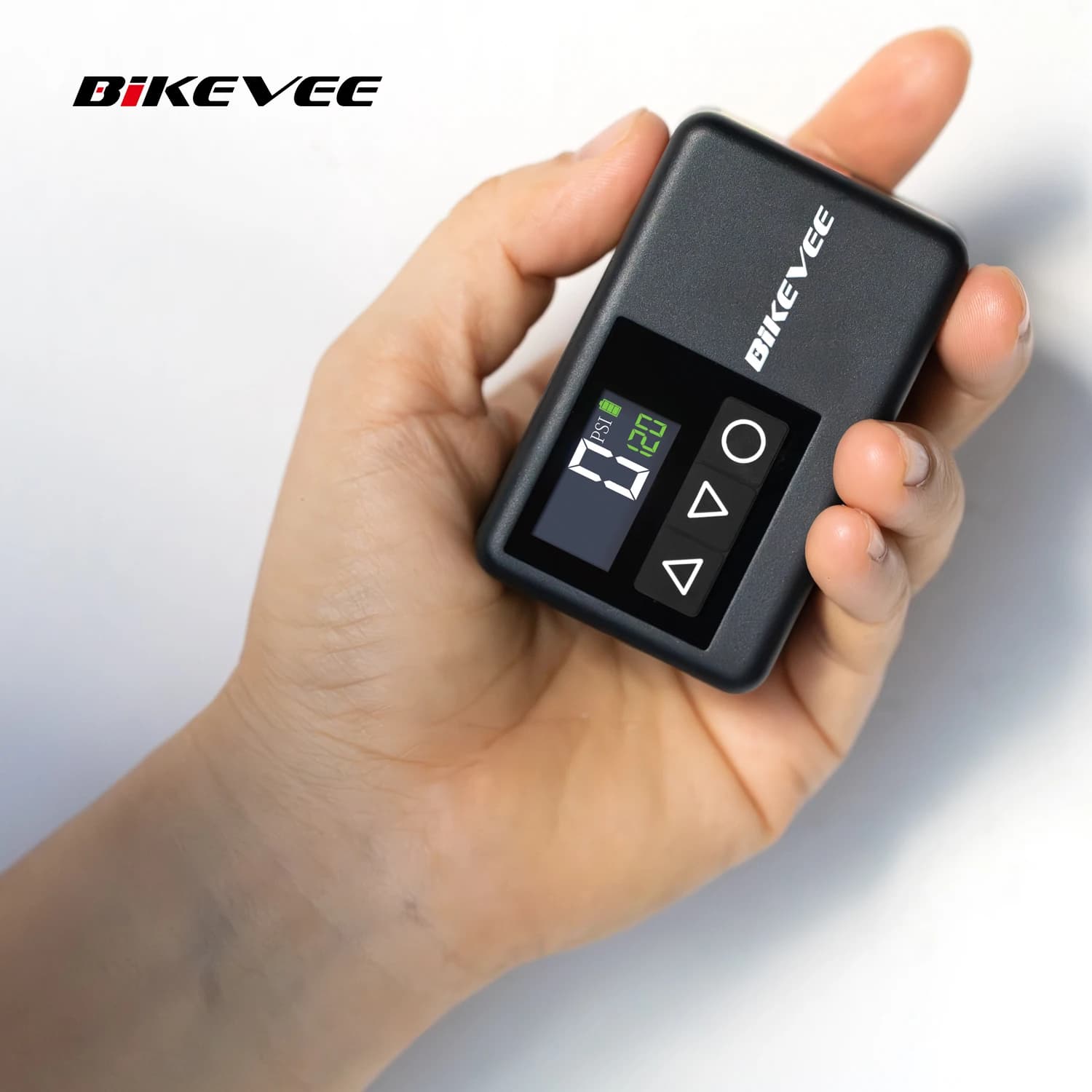 Mini pompa per bici elettrica 120 PSI portatile gonfiatore per pneumatici per bicicletta valvola Presta e Schrader adattiva per bici da strada MTB E-Bike ciclismo