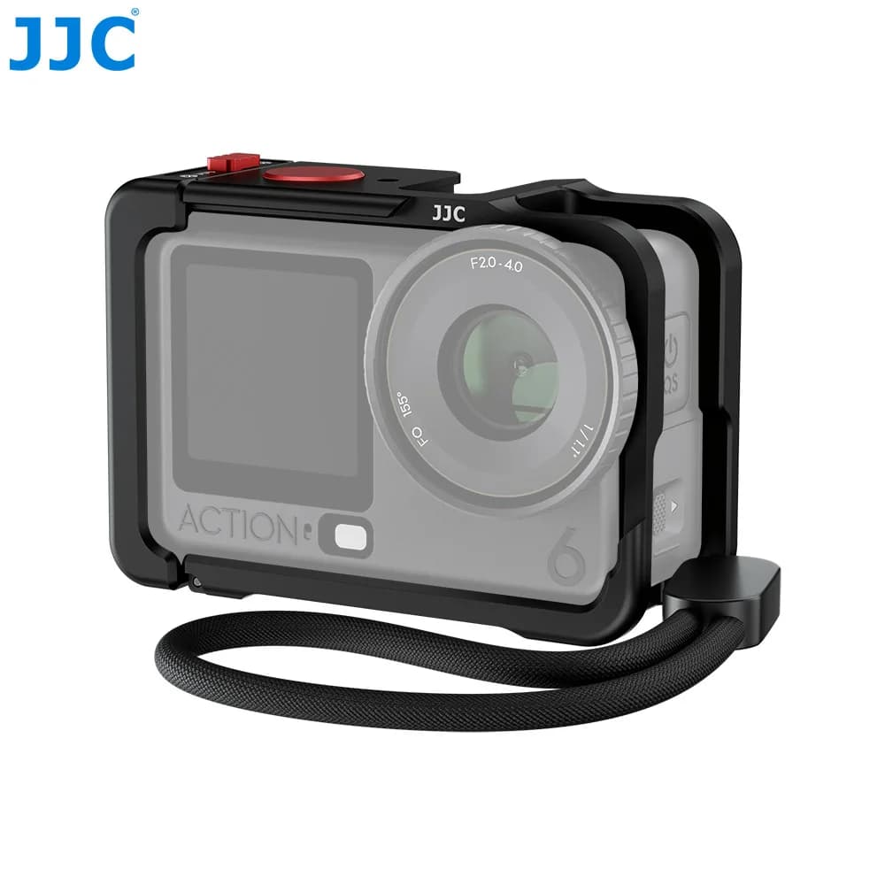 JJC For DJI Osmo Action 6 Metal cage Aluminum alloy protective housing with target cap DJI Osmo Action 6 Accessories