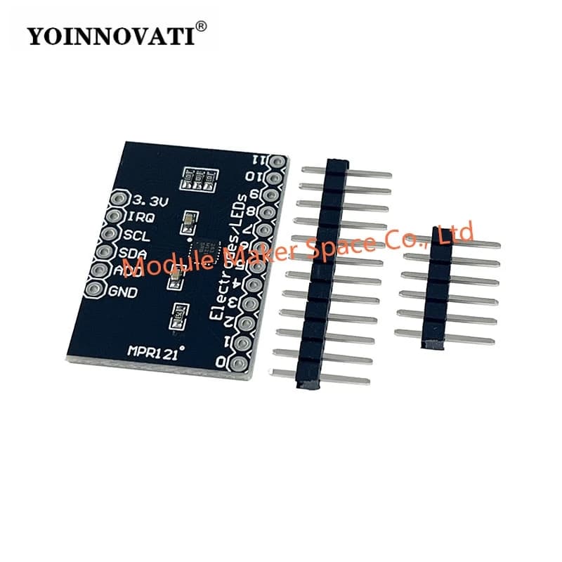 MPR121 v12 Proximity Capacitive Touch Sensor Controller | 12-Key I2C Keyboard Breakout Board | for Arduino, ESP32 DIY Projects
