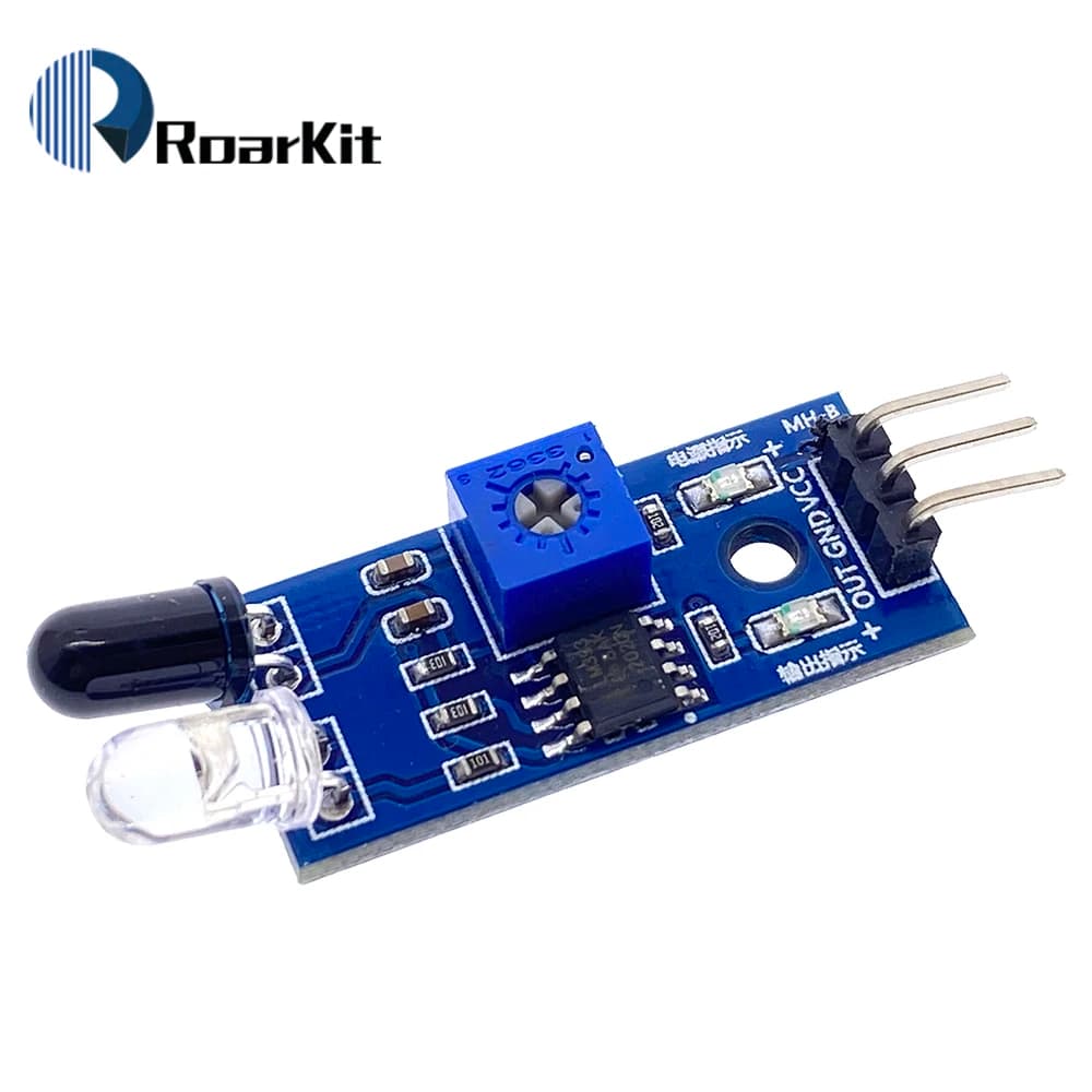 10 PZ/LOTTO IR Module Infrared Ocstacles Avoiding Sensor for Arduino Smart Car Robot Photoelectric Reflecting 3 Strands New