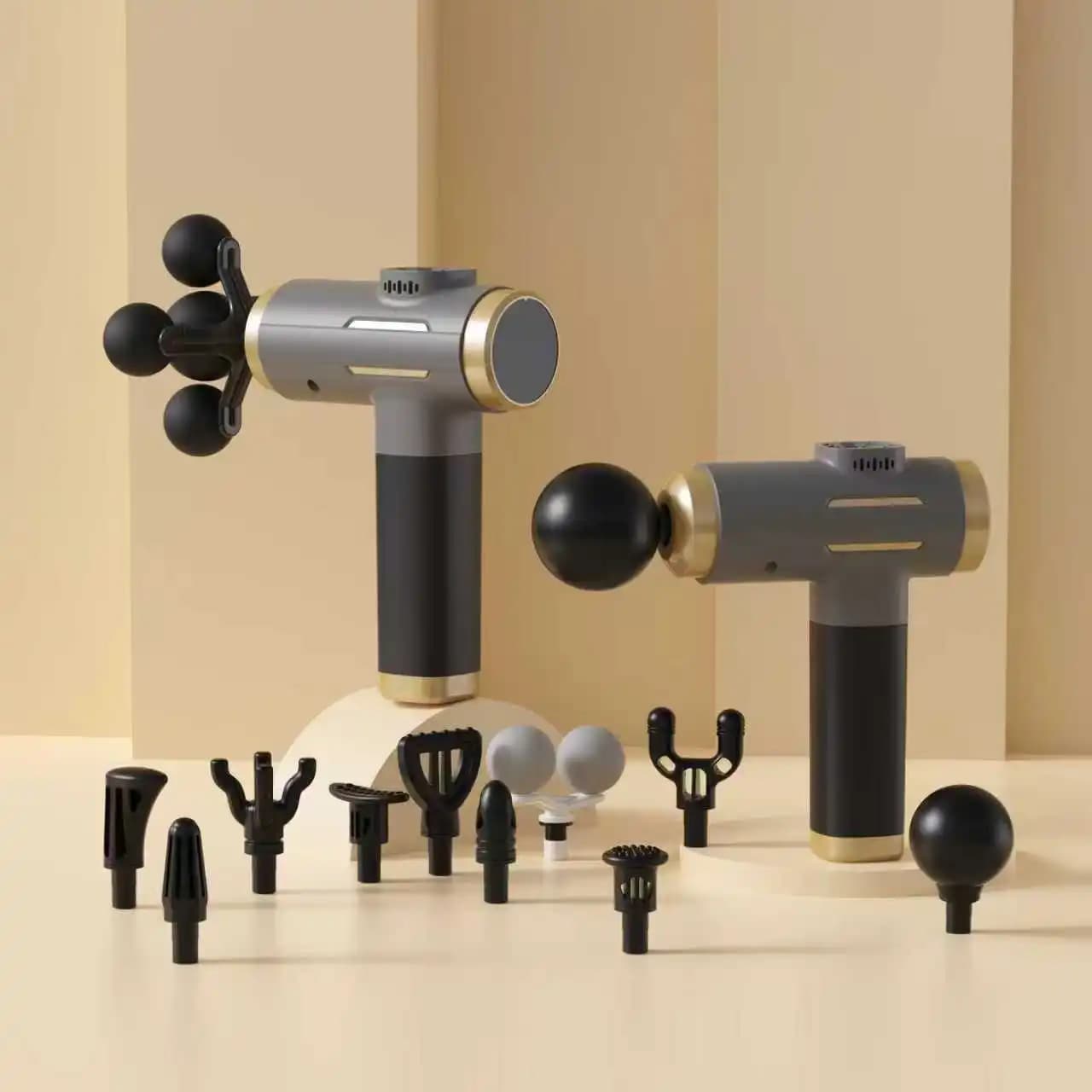 11-IN-1 Electric Massage Gun, 99 Levels, Powerful High Frequency Fascinating Massage for Body, Arm and Legs
