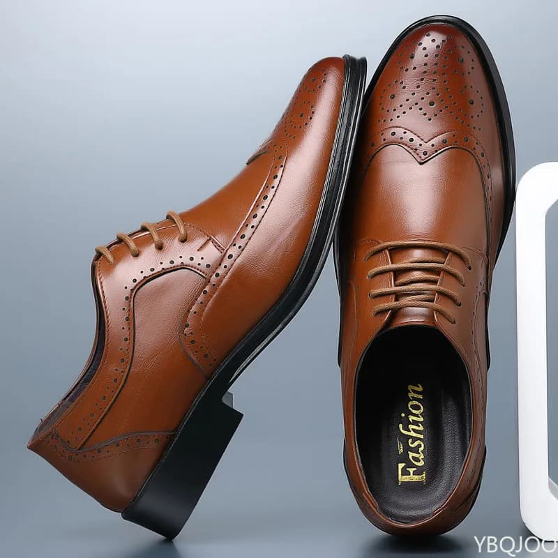 Scarpe eleganti da uomo di grandi dimensioni, alla moda, da ufficio, a taglio basso, comode per tutti i giorni, a punta, multifunzionali, da matrimonio.