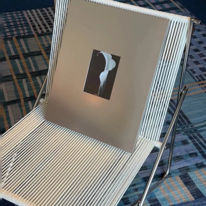 Bauhaus Metal Picture Frame Advanced Art Decor for Electrical Box Cover No Fingerprint Photo Frames Minimalist Display Painting