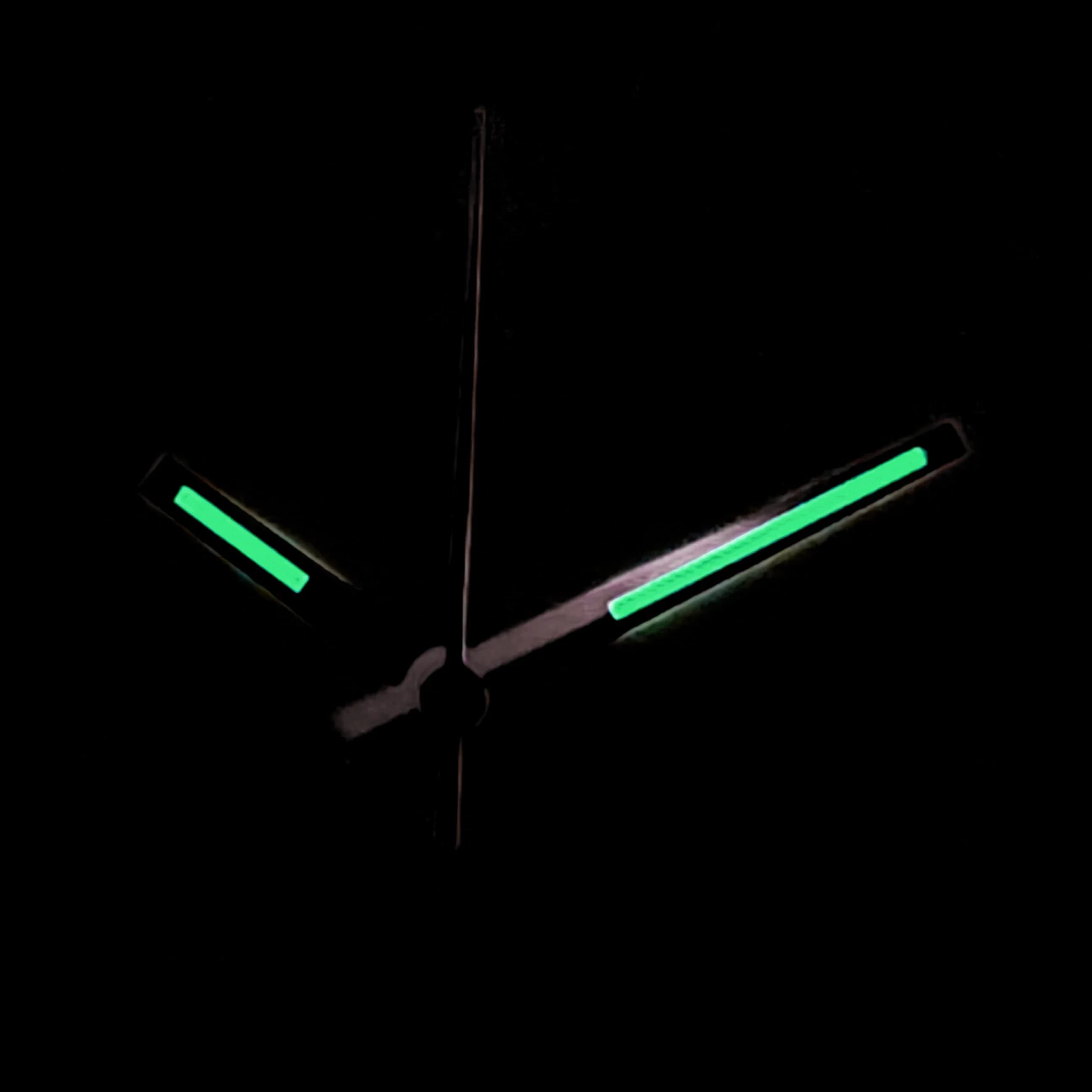 Lancette Modificate per Orologi con Luminescenza Verde, Accessori per Orologi in Argento, Oro e Oro Rosa per Movimenti NH35/NH36/4R/7S