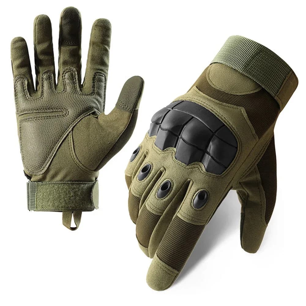 Moto Men's Motorcycle Gloves Touch Screen Motorbike Motocross Riding Gloves Protective Gear Full Finger Guantes Moto Black