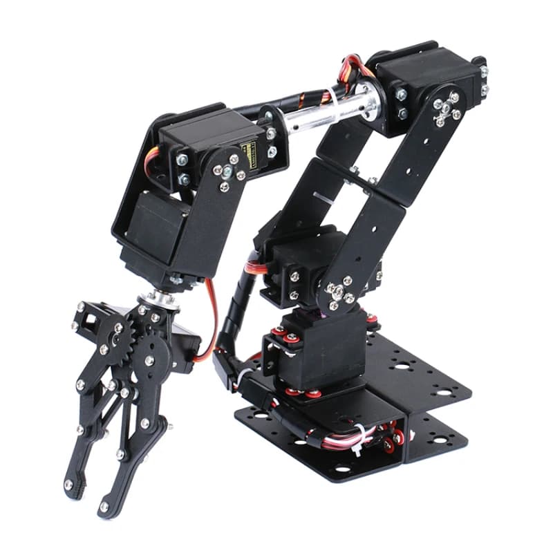 STEAM FAI FROM TE 6 DOF Robot in Metal Alloy Arm Mechanical Claw Kit MG996 for Arduino Robotics Kit Ps2 Wireless Control Programmable Toys