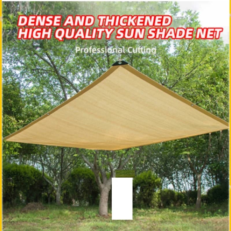Sunbed with UV protection, high quality solar fabric, plant shed, sunbed garden mesh, plant shed beige shading net5x6m