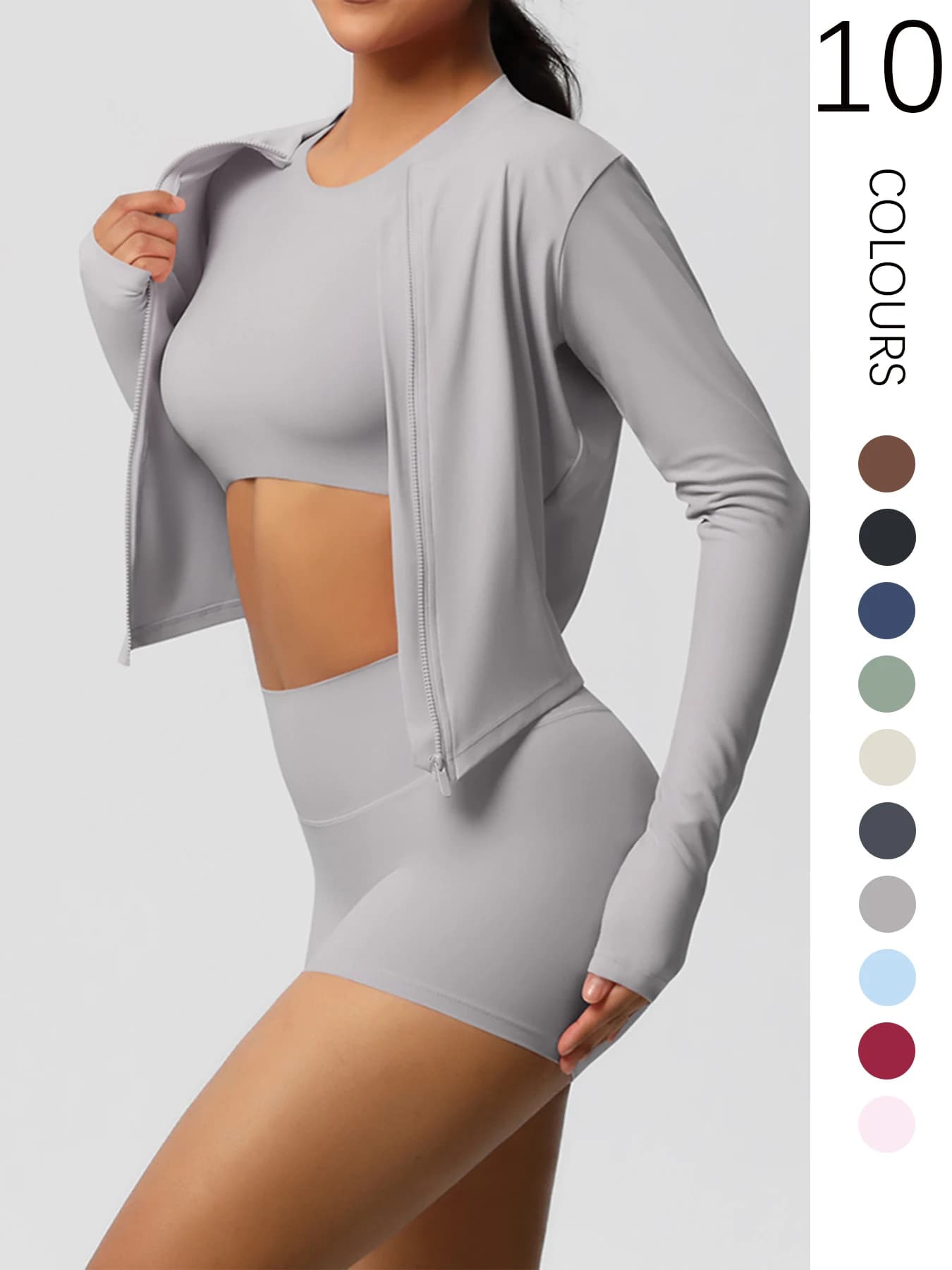 Women's Yoga Shorts Set With Pockets Gym Clothing Soft Material Cycling Fitness Running Sportswear Comfortable Active Clothing