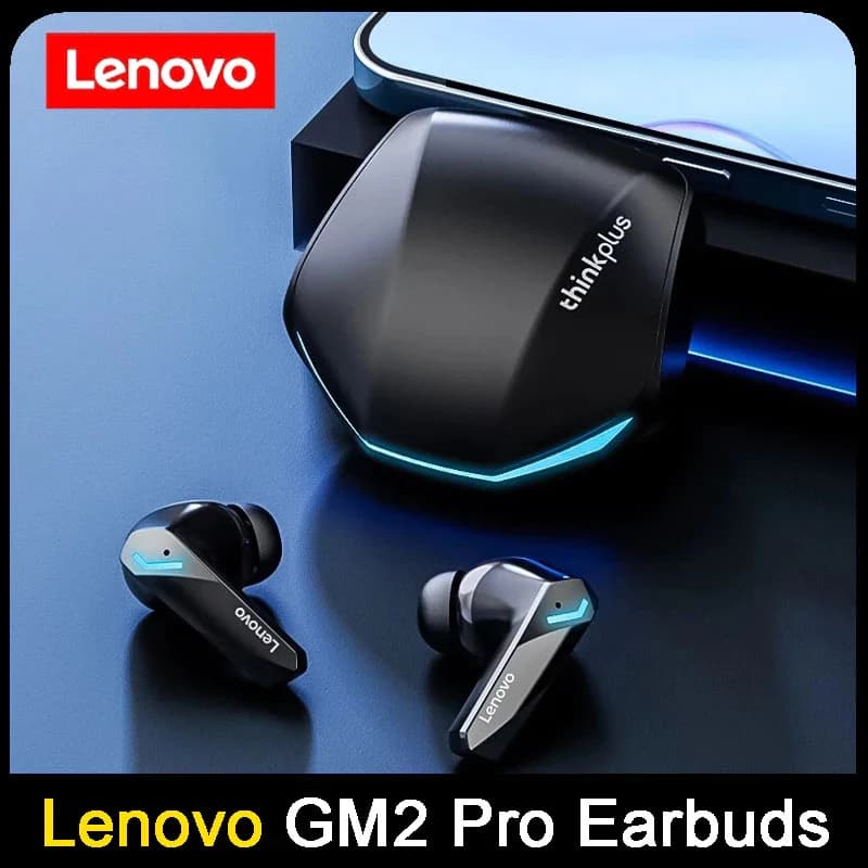 Lenovo GM2 Pro TWS Wireless HIFI Stereo Headset Low Latency Headphone Gaming Music Dual Mode Earbuds Music Ourdoor Sport Headset