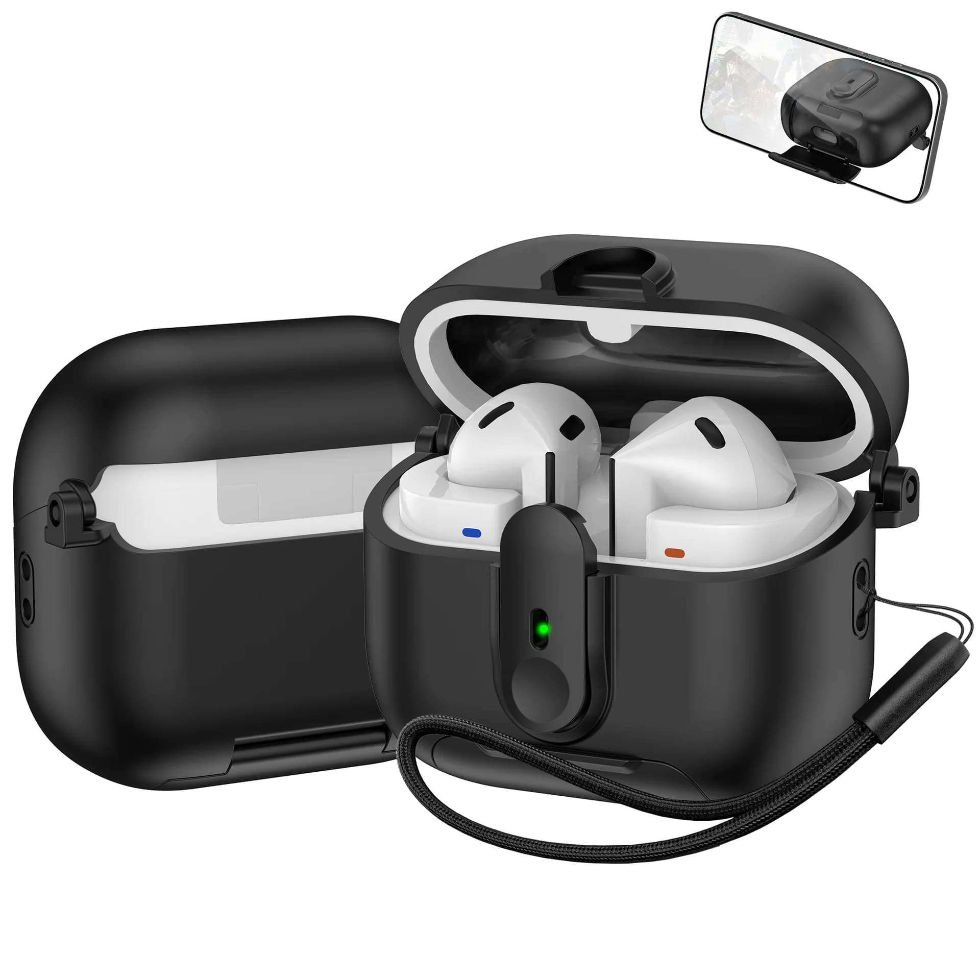 Nuova custodia protettiva integrata per auricolari, adatta per la custodia protettiva per auricolari Galaxy Buds3 Pro, antiurto.