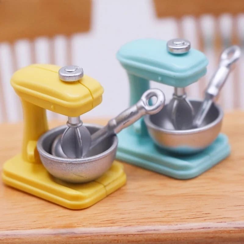 1pc 1/12 doll house mini cute mixer blender model food game kitchen case miniature doll house decoration furniture accessories