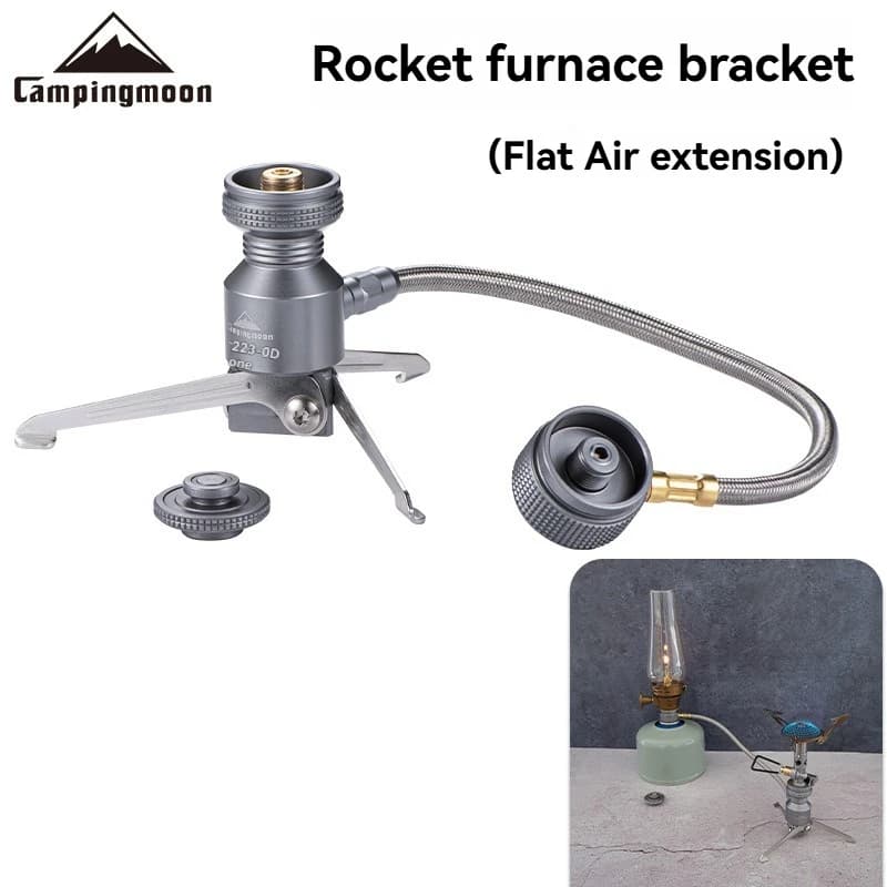 Support for Rocket CAMPINGMOON Z23-OD, Three Leg Adapter, Gas Lamp Support, for Open Camping