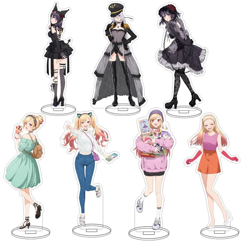 16CM Anime Acrylic Stand My Dress-Up Darling Kitagawa Marin Inui Sajuna Inui Shinju Cos Figure Ornaments Exquisite Gifts