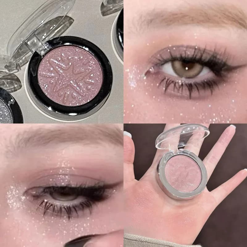 kakashow Polvere scintillante multiuso, illuminante, ombretto, contorno perlescente, versatile per creare qualsiasi look