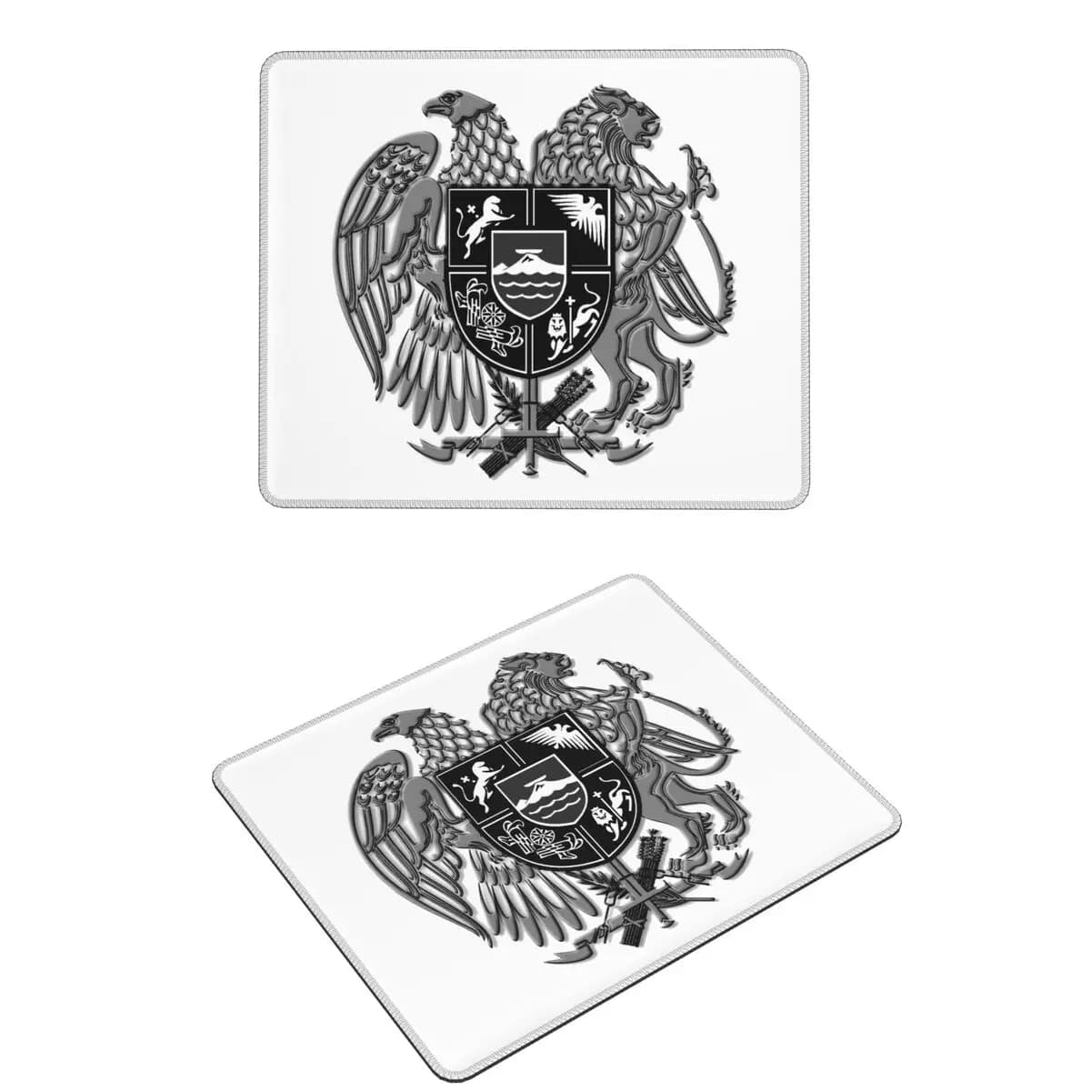 Stemma dell'Armenia Completi Tappetino per mouse Tastiera per computer Tappetino per mouse Tappetino per scrivania per laptop da gioco Accessori per ufficio Tappetini da tavolo