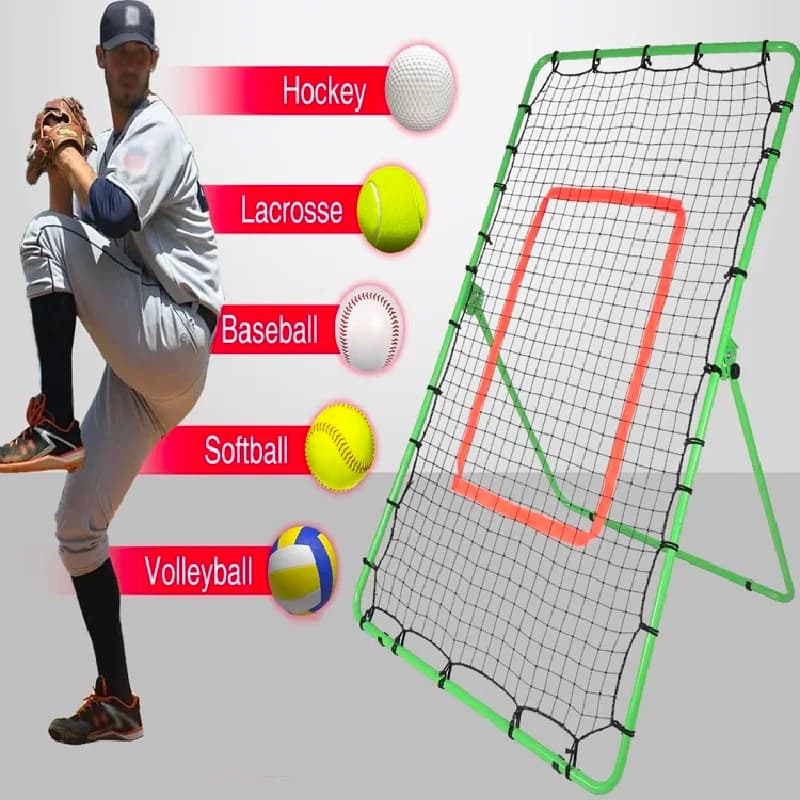 7*4ft Volleyball Bouncy Football Baseball Tennis Practice Training Network Portable Outdoor Network Portable Bouncy