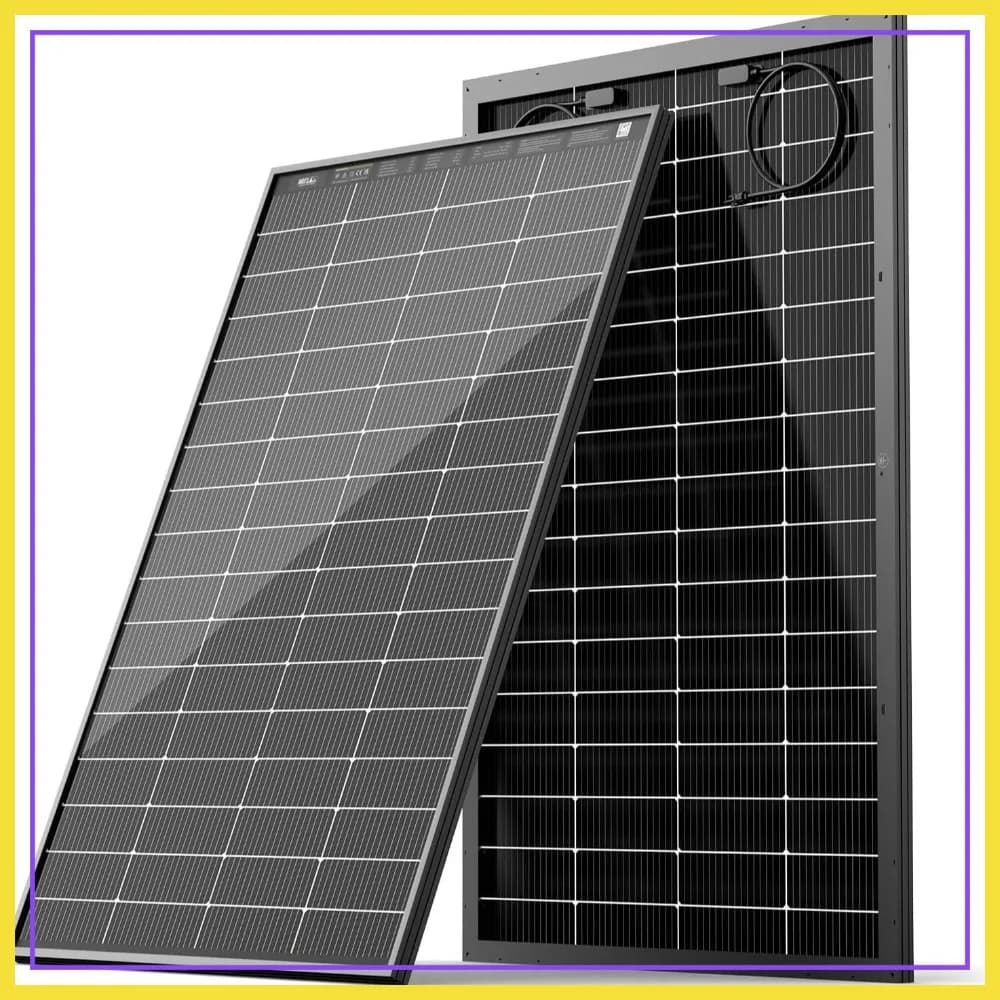 Pannello Solare Bifacciale 200W, 16BB Tipo N, Efficienza 25,4%, Durata 30 Anni, IP65 per Camper, Furgoni, Nautica, Off-Grid