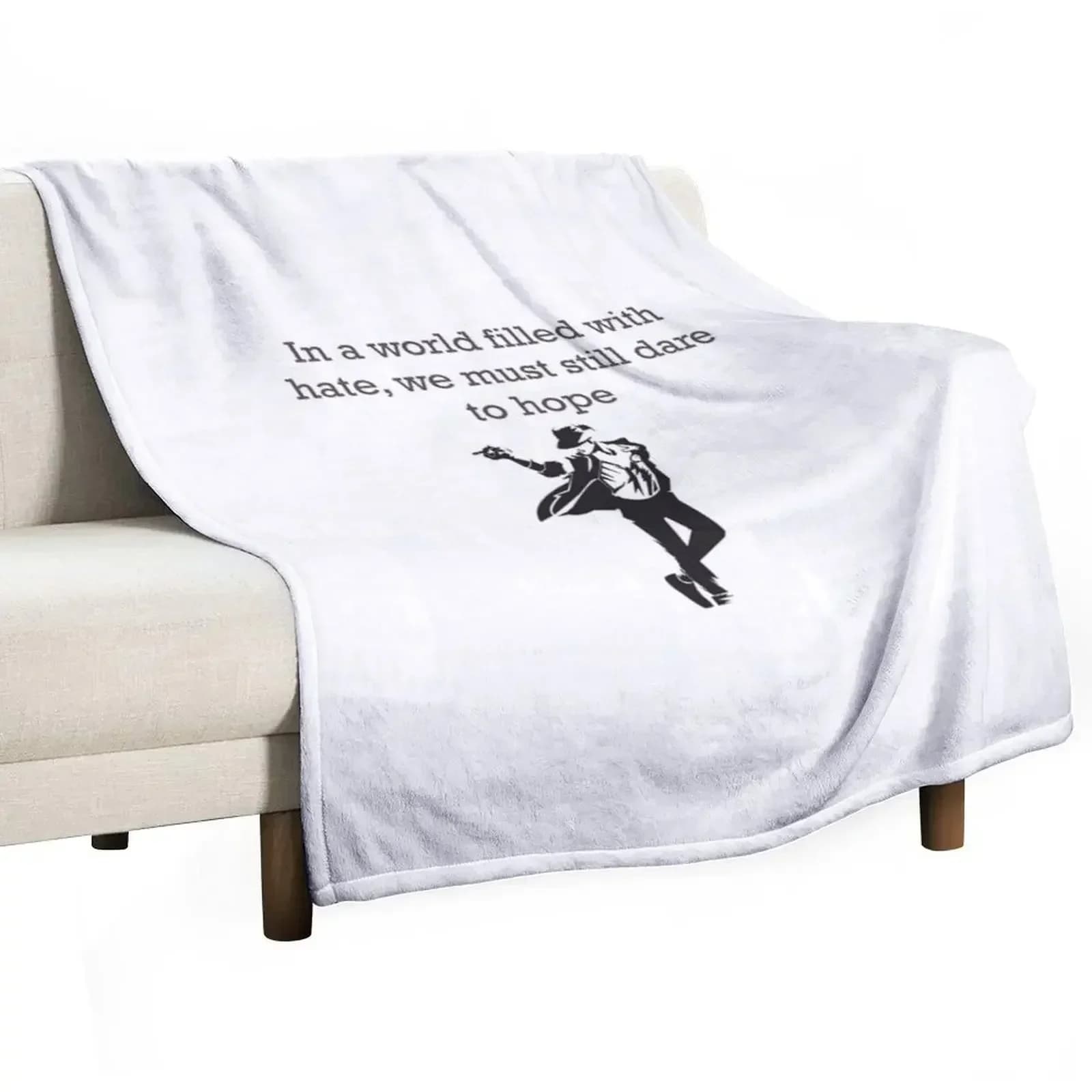 Micheal Jackson quotes Throw Blanket decorative Bed Fashionable Plaid on the sofa Cute Plaid sofa bed Sleeping Bag Blankets