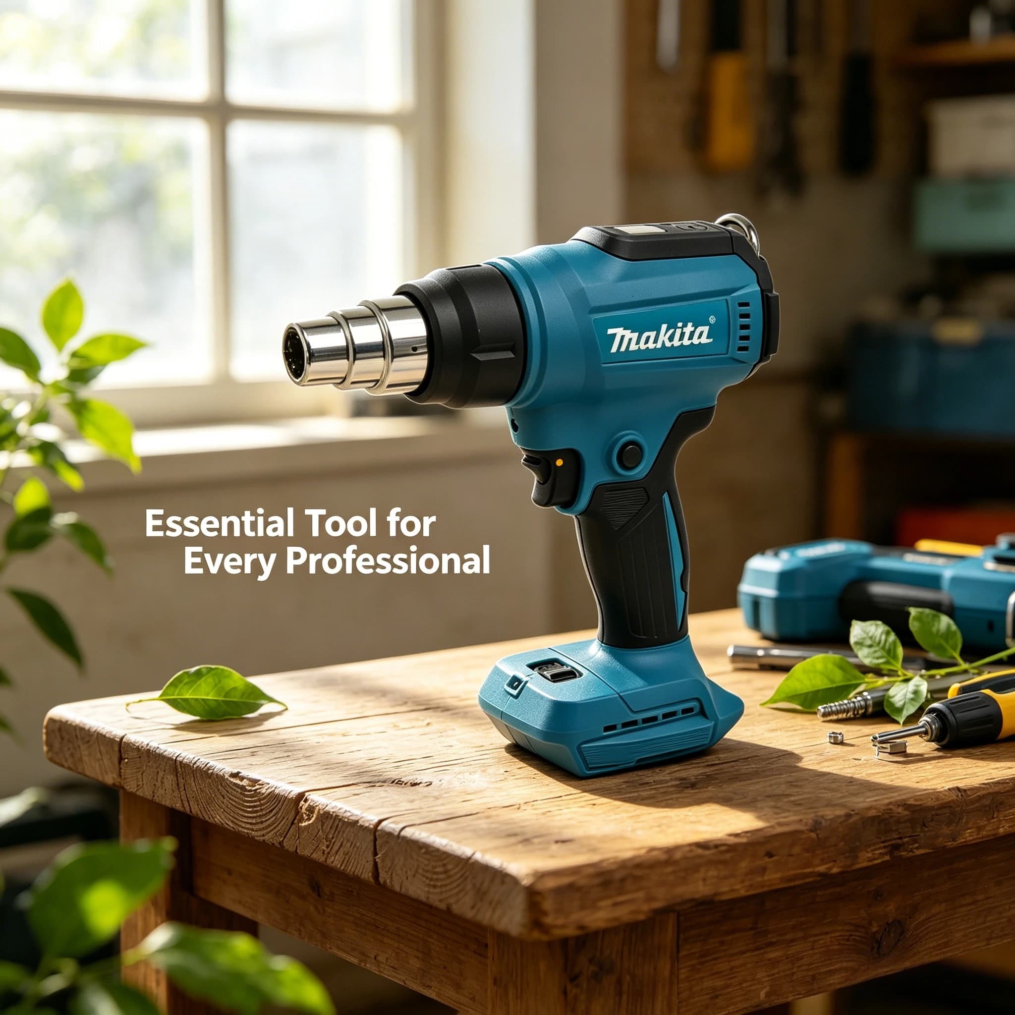 Makita 18V Cordless Heat Gun | 550°C Variable Temp with LED Display & Thermal Blower