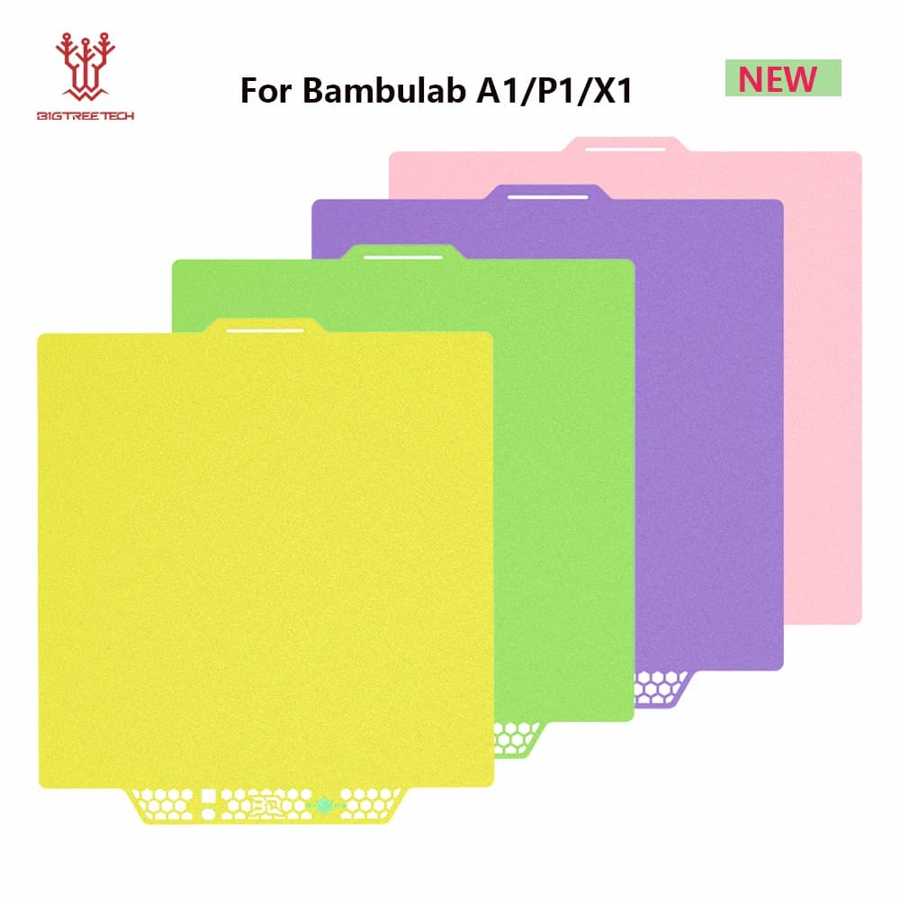 Piastra di stampa BIQU Panda CryoGrip Pro Glacier 256x256 a doppio lato con rivestimento spray per stampanti 3D Bambu Lab P1P P1S A1 X1 - Accessori