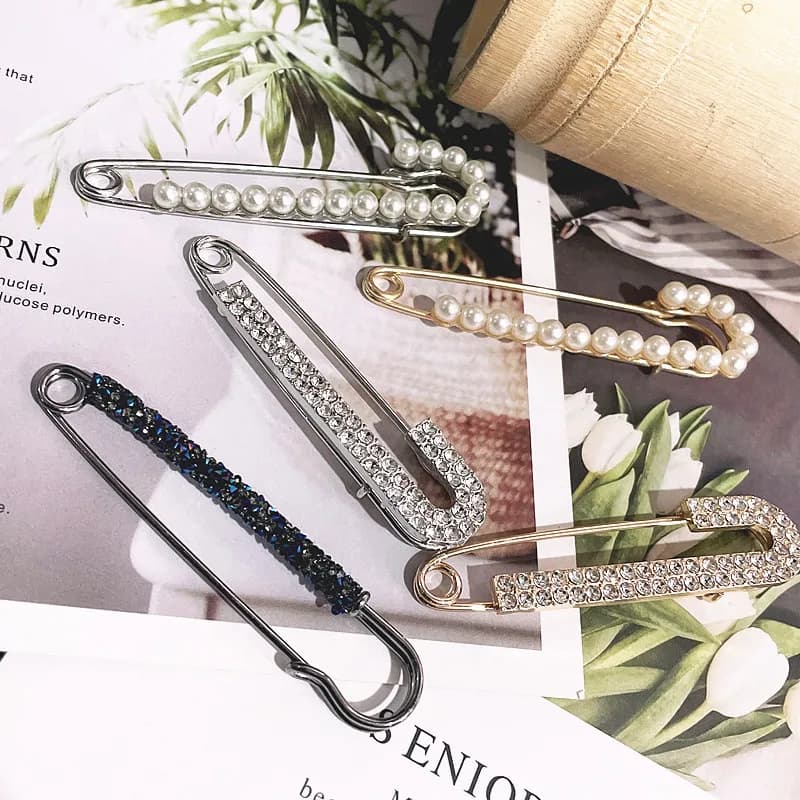 2 pezzi bellissimo perno in metallo tempestato di strass per jeans, perno regolabile in vita, riduce la circonferenza della vita dei pantaloni