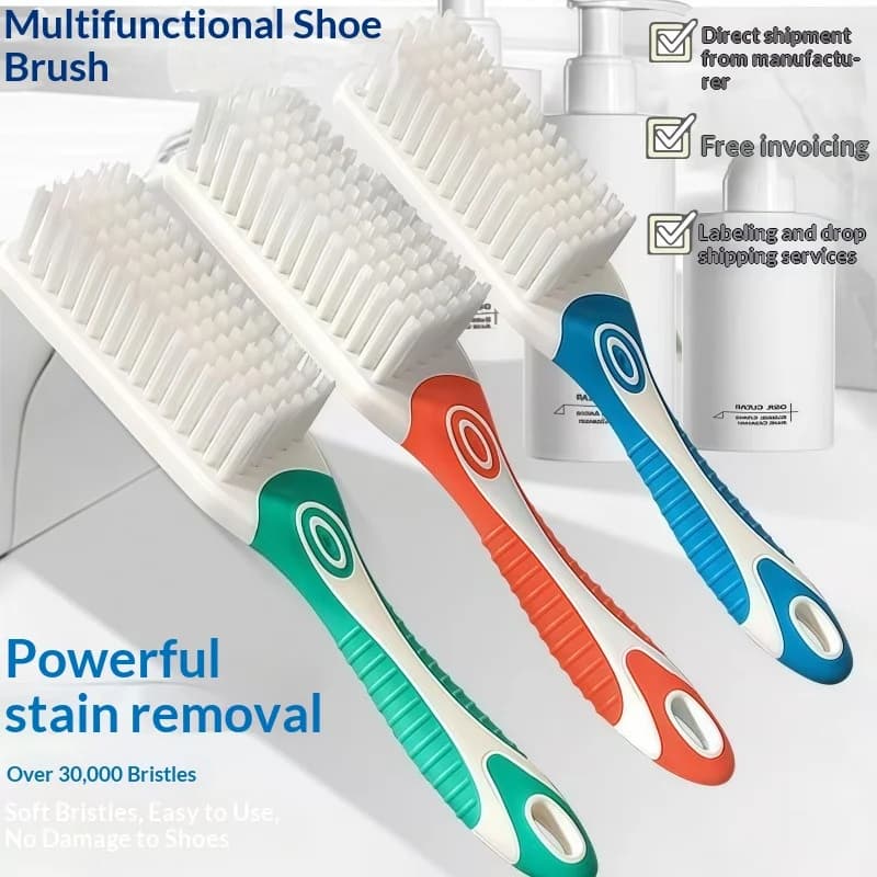 Soft Bristles Shoe Cleaning Brush Household Laundry Brush Multifunctional Shoe Washing Cleaning Tool