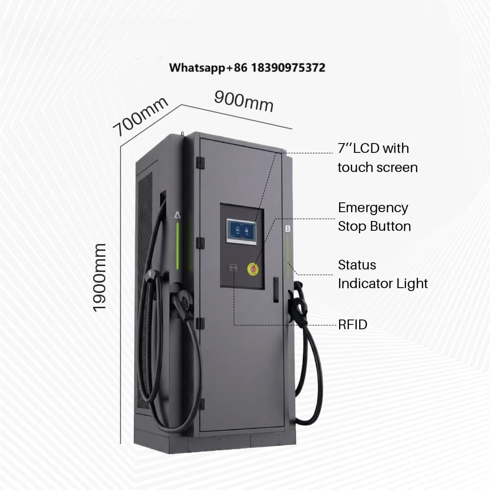 Charger New Energy Fast 240-480KW Car DC Electric Vehicle Charger Public Charging Station IP54/IK10 96% Efficiency