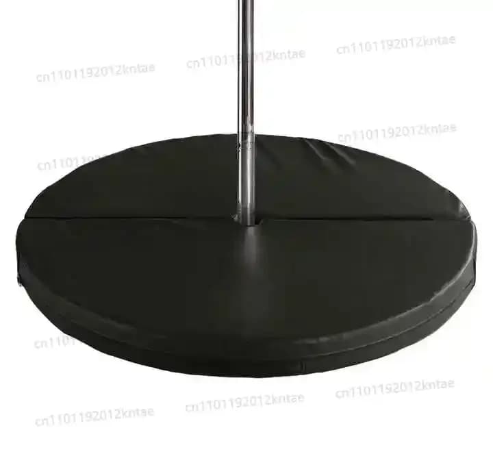Pole Dancing Mat Thick Portable Round Foldable Safety Crash Mat Yoga Exercise Fitness Waterproof PVC Non Slip Gymnastic Pad Mat
