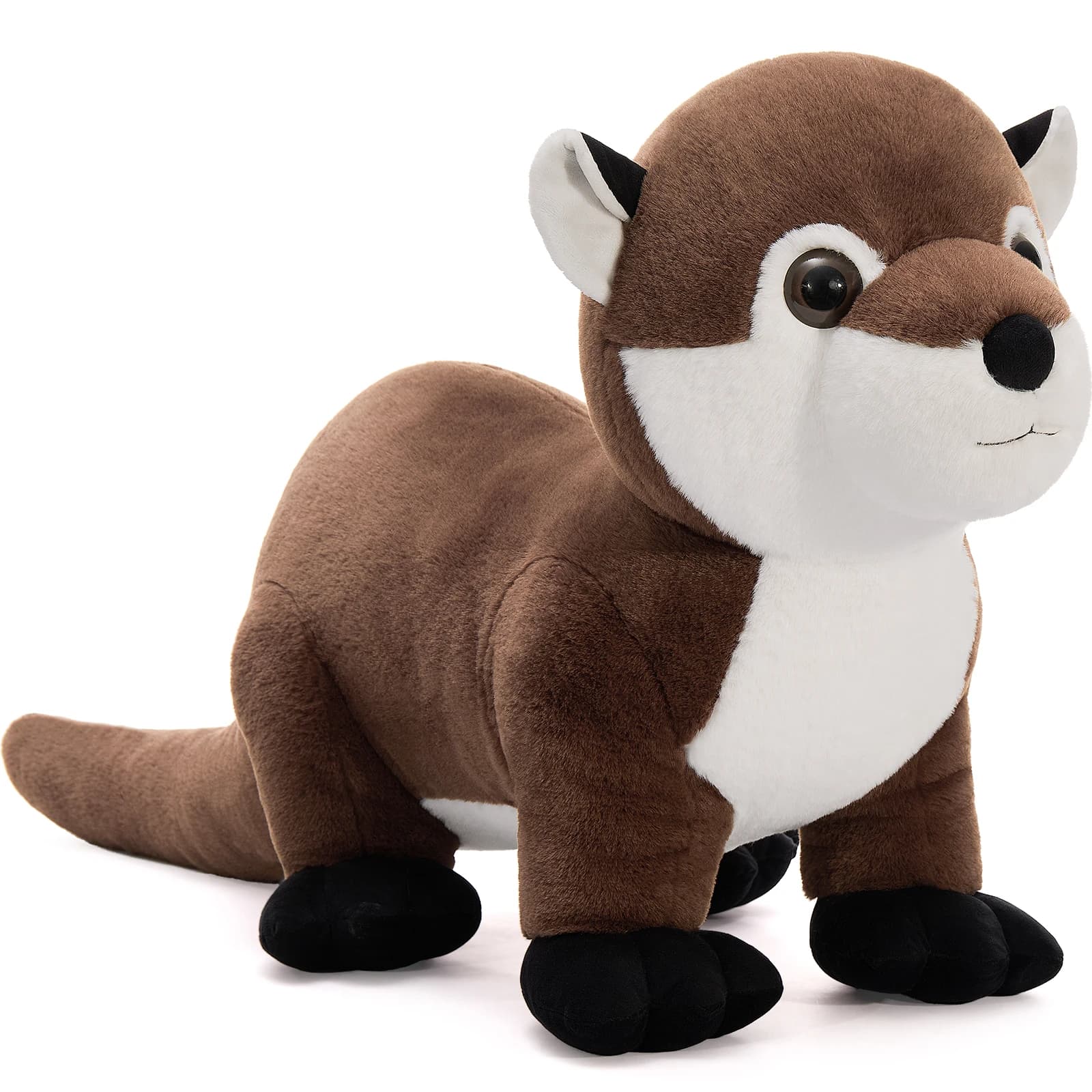 MorisMos Lontra Peluche da 47,2 pollici Lunghi Farciti Lontra Peluche Carino Sea Otter Peluche per Bambini Festa di Compleanno