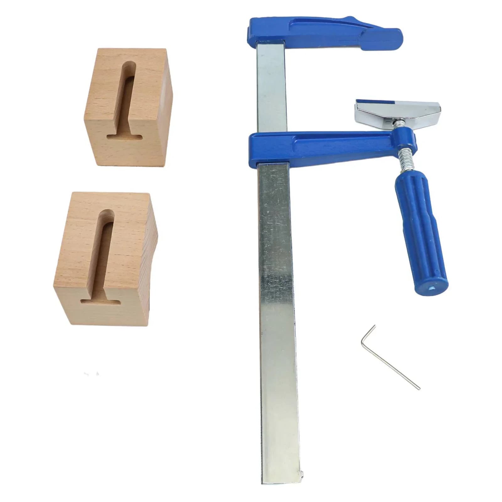 Set di Strumenti per Pressare la Tastiera della Chitarra Basso, Attrezzi da Liutaio per l'Installazione e il Livellamento dei Tasti, Include Blocchi in Legno e Componenti in Metallo e Plastica