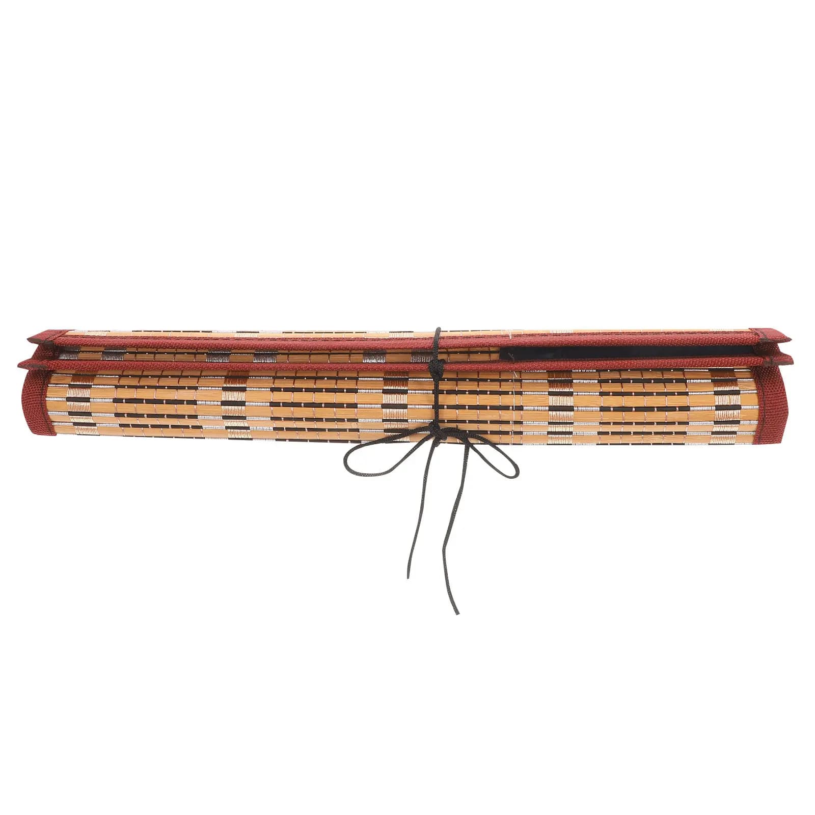 1Pcs Bamboo Calligraphy Brush Roll Wrap Portable Holder Case 8 Slots Breathable Lightweight Dampproof Pencil Storage Organizer