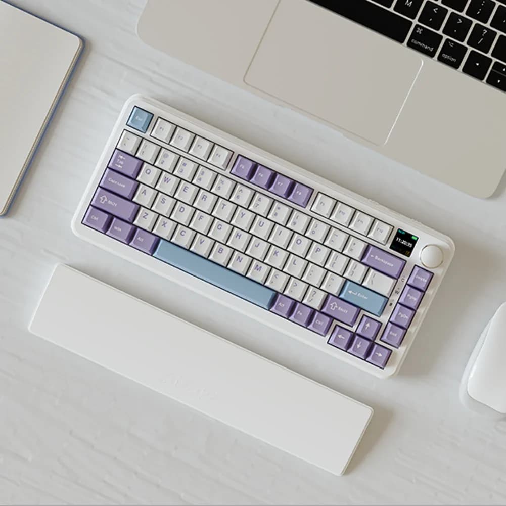 81 Keys Gaming Keyboard Wrist Rest Pad Ergonometric Soft Memory Foam Hand Support Anti-Slip Rubber Stable Base Palm Rest