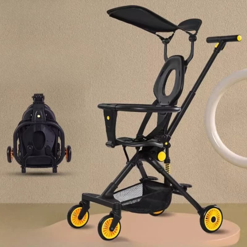 Passeggini Pieghevoli per Bambini, Leggeri e Multifunzionali, Bidirezionali, Comodi e Pratici