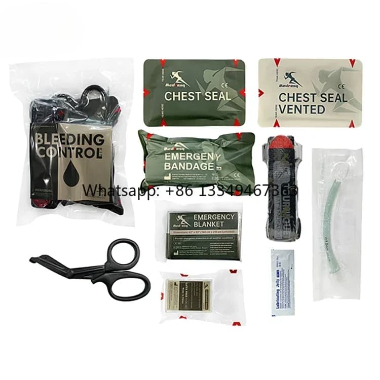 buon prezzo OEM all'ingrosso Kit di pronto soccorso individuale IFAK Kit emostatico Kit trauma per la cura delle ferite di emergenza all'ingrosso