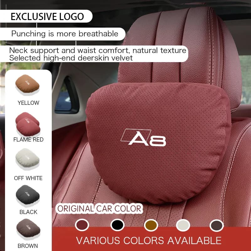 Per Audi A8 D3 D4 D5 Sportback Carplay Sline Tuning Key Case 2025 Accessori Auto Collo Cuscino Sedile Poggiatesta Lombare Colonna vertebrale proteggere