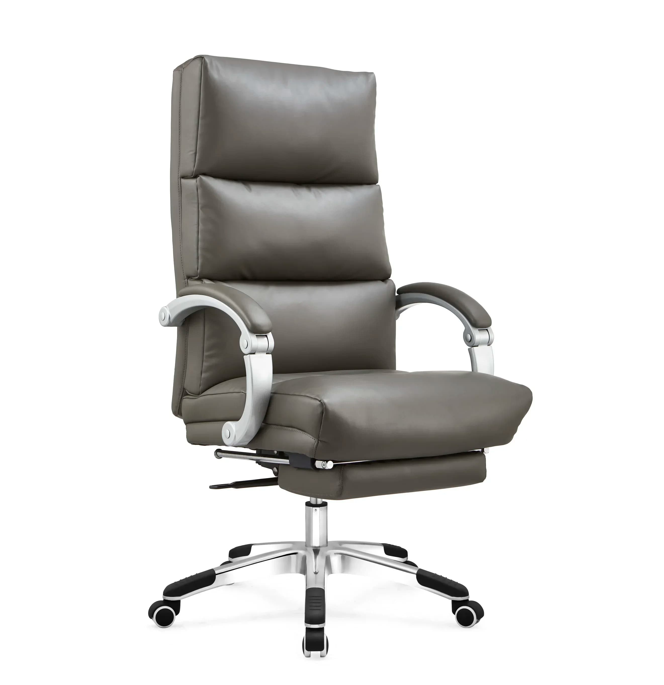vendita di sedie da ufficio regolabili in rete direzionale in tessuto z con poggiapiedi per ufficio Nature Factory all'ingrosso in pelle da gioco ergonomica