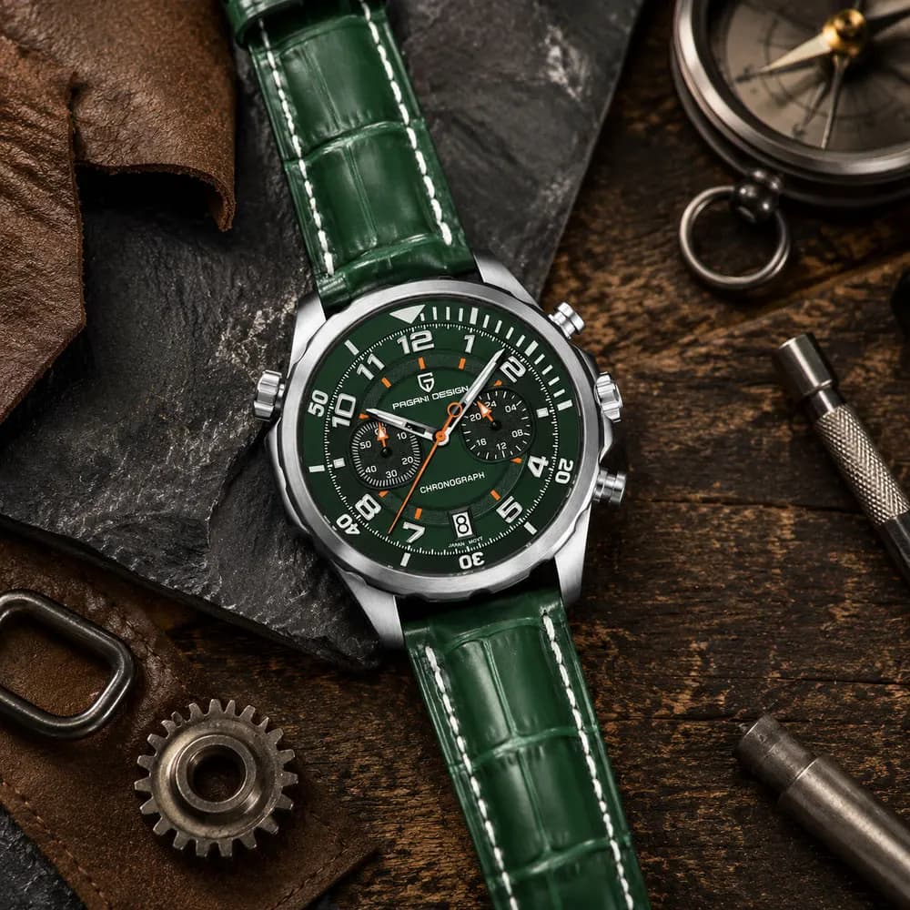 2026 New PAGANI DESIGN Men Watch VK64 Chronograph Top Brand Quartz Watches Sapphire Glass Waterproof Clock Gift Wristwatch Men's