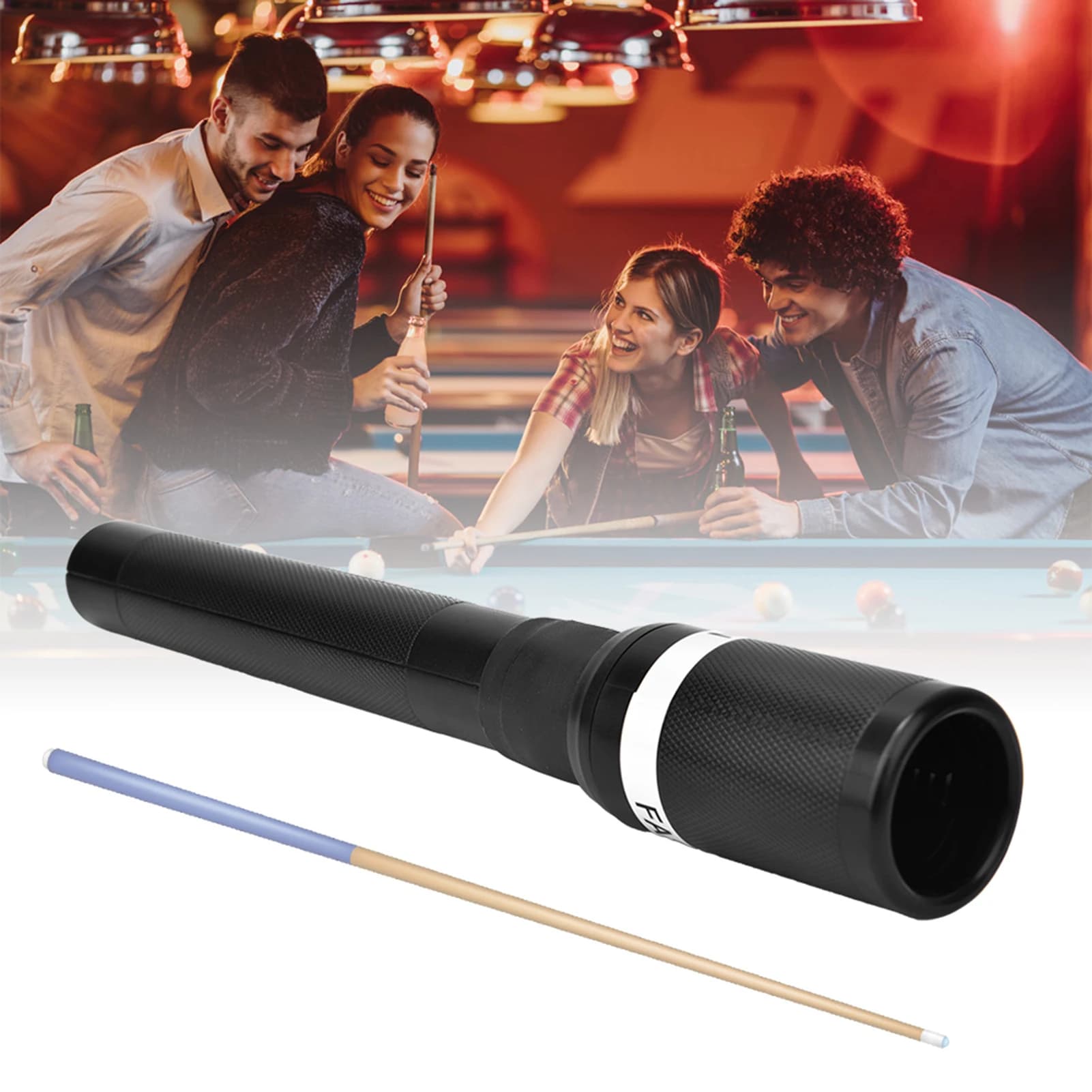 9 palline Cue Butt End Extension comoda stecca da biliardo presa estesa con copertura in gomma per biliardo da biliardo