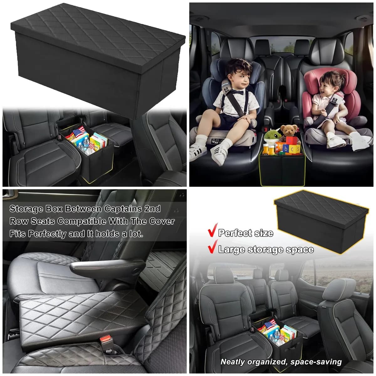 Organizer per seggiolino auto per Kia Sorento 2020-2025, portaoggetti a doppio scomparto per giocattoli, snack e forniture per bambini