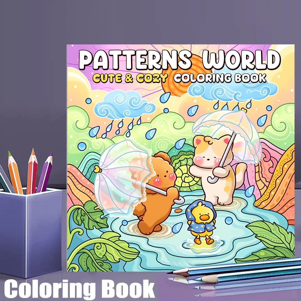 28 Pages Partners Coloring Book for Adult | Colouring Book, Drawing Supplies for Christmas, Thanksgiving