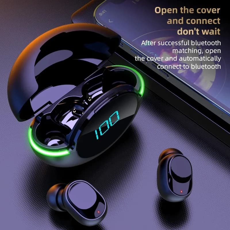 # Y80 Nuovi auricolari Bluetooth Tws Sport wireless Corsa Riduzione del rumore impermeabile Gaming Esports Display digitale mobile