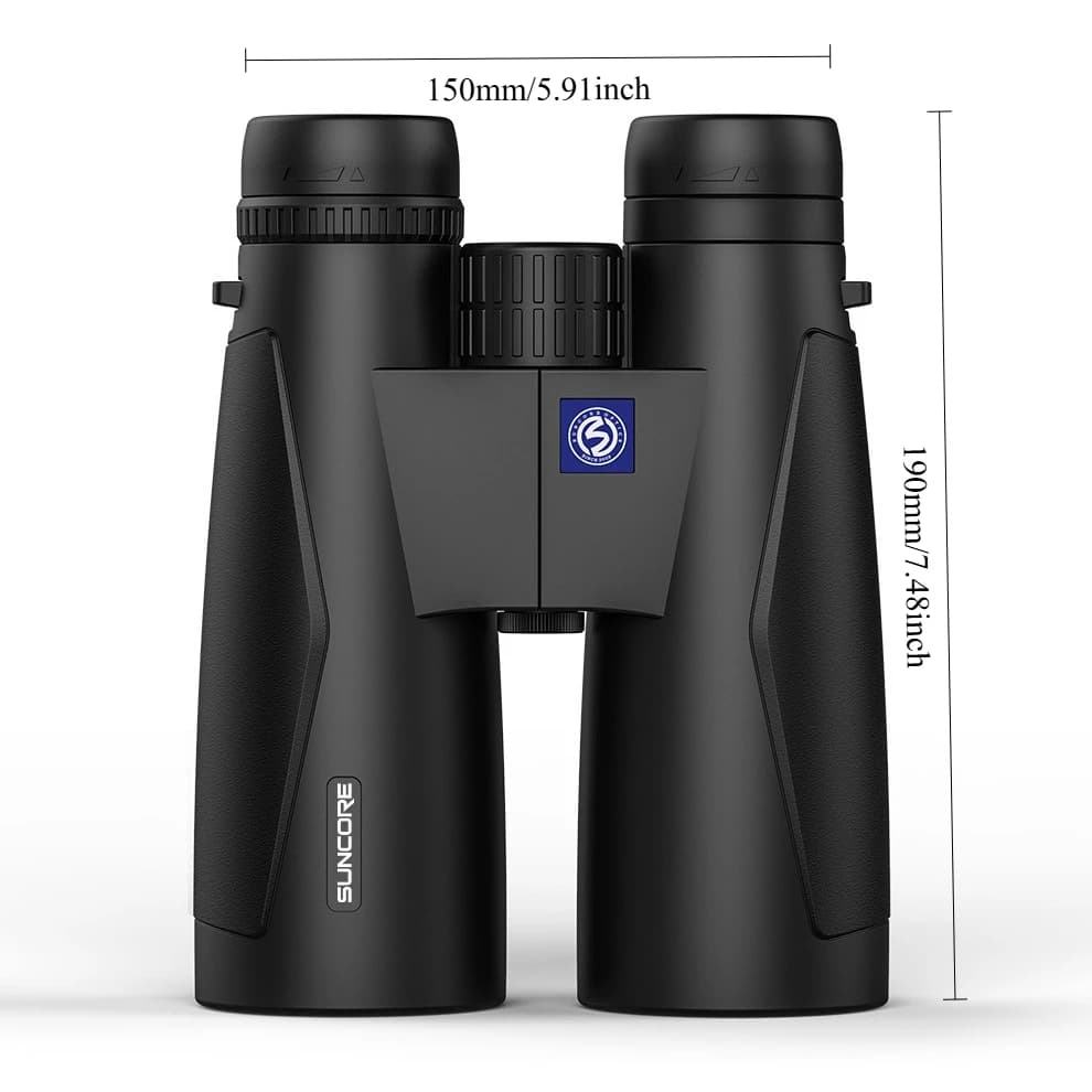 Kit binoculare completo: HD ad alta potenza 10x42 con adattatore telefonico aggiornato | All-in-One per un uso trasparente con condizioni scarsa illuminazione e impermeabile | Li Li